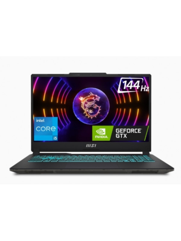 Laptops: MSI Cyborg 15, Intel 12th Gen. i5-12450H, 40CM FHD 144Hz Gaming Laptop (8GB/512GB NVMe SSD/Windows 11 Home/Nvidia GeForce RTX 2050, GDDR6 4GB/Black/1.98Kg), A12UCX-265IN